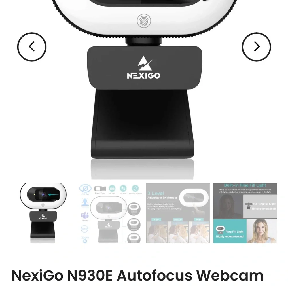 NexiGo N930E Autofocus Webcam